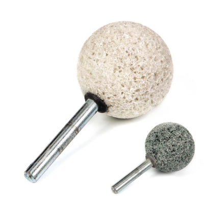 Raspa esférica bola piedra