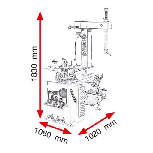 Desmontadora-Moto-Cormach-medidas-F24-Bike