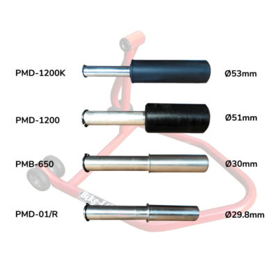 Pernos para caballete trasero RS16R monobrazo derecho de BIKE-LIFT.