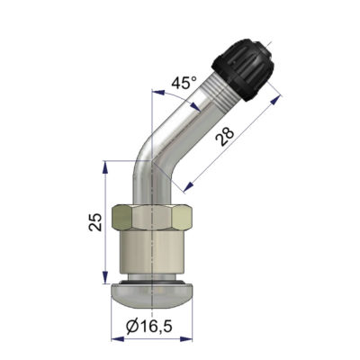 Válvula especial base redonda